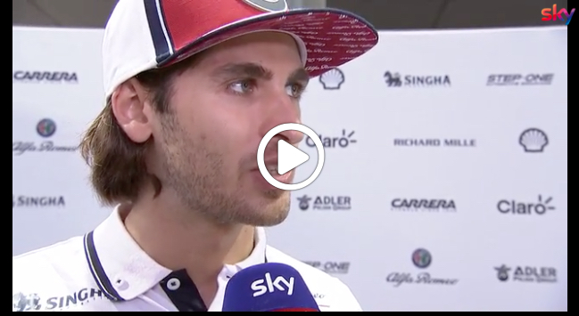F1 | GP Singapore, Giovinazzi su Monza: “I complimenti di Binotto fanno piacere” [VIDEO]