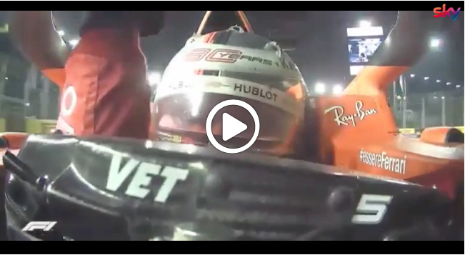 Formula 1 | GP Singapore, Vettel ringrazia la squadra nel team radio: “Vi amo ragazzi” [VIDEO]