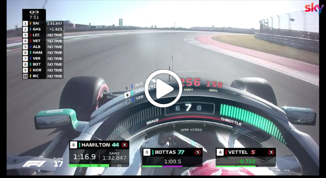 F1 | GP Stati Uniti, Bottas sigla una pole da record: i minuti finali della qualifica [VIDEO]