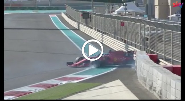 Formula 1 | GP Abu Dhabi, Vettel contro le barriere nelle FP1 di Yas Marina [VIDEO]