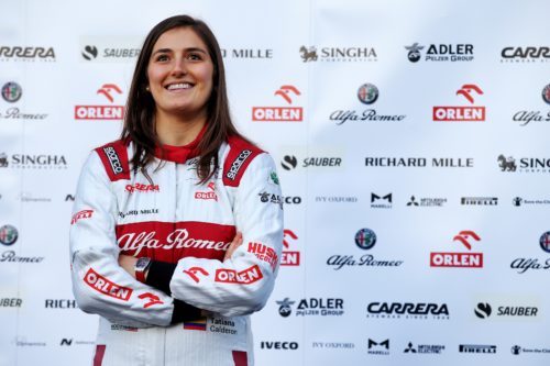 F1 | Tatiana Calderon test driver e ambasciatrice dell’Alfa Romeo Racing