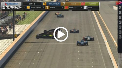 Indycar | Scott McLaughlin vince la 500 miglia di Indianapolis virtuale, tanti incidenti nel finale [VIDEO]