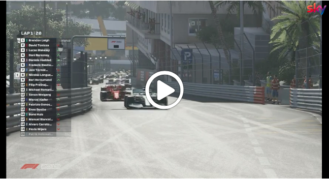 F1 | Virtual GP Monaco, la partenza della Pro Exhibition Race [VIDEO]