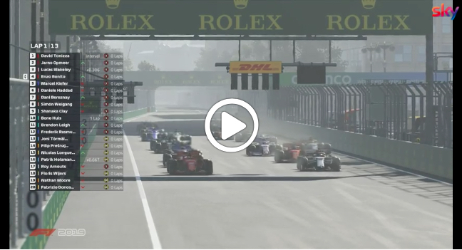 F1 | Virtual GP Azerbaijan, la partenza della gara Pro a Baku [VIDEO]