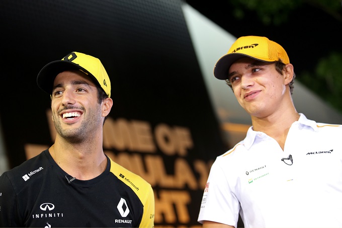 F1 | Ricciardo su Norris: “Andremo d’accordo e ci spingeremo a vicenda”