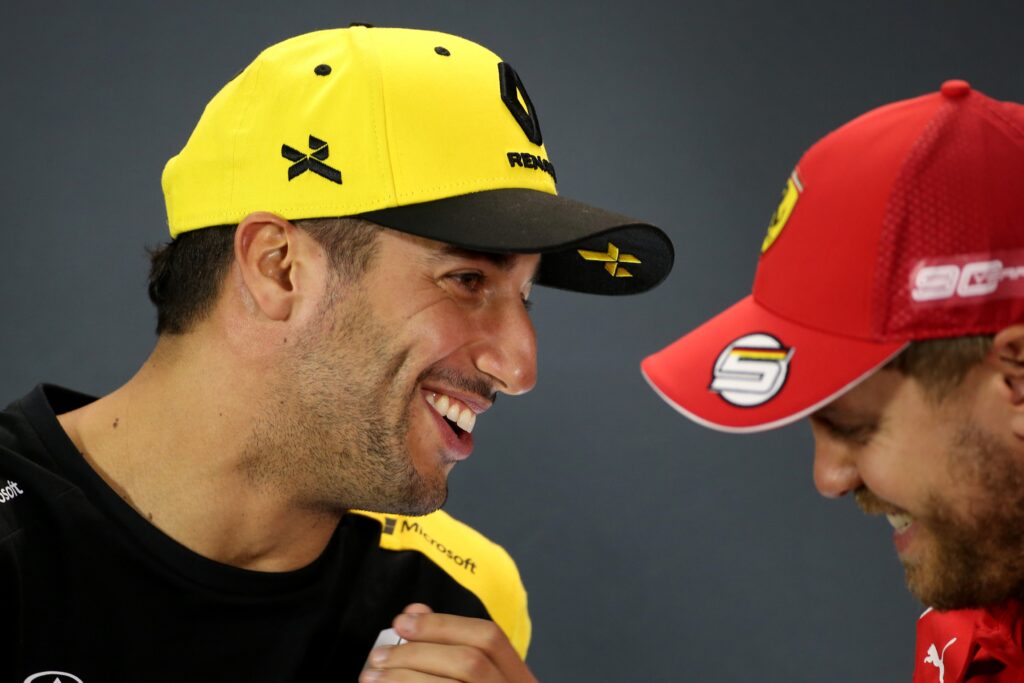 F1 | Ricciardo avverte Vettel: “Andare in una scuderia di metà classifica richiede pazienza”
