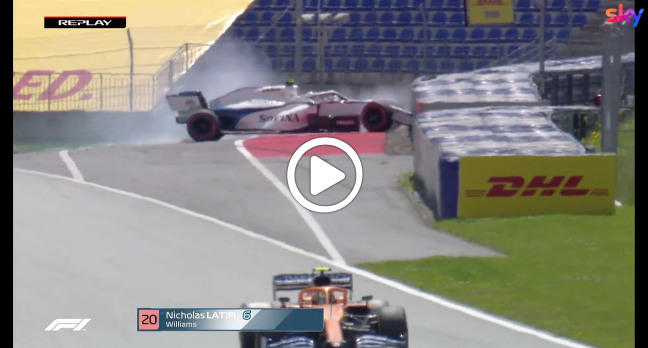 F1 | GP Austria, Latifi a muro nelle FP3 [VIDEO]