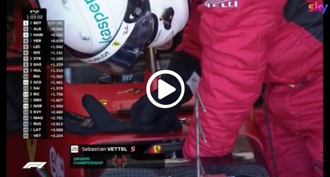 F1 | Vettel rallentato da alcune noie nelle libere di Silverstone [VIDEO]