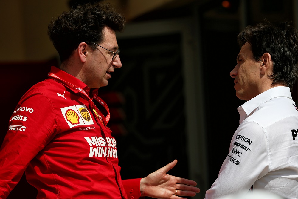 F1 | Binotto replica a Wolff: “A qualcuno piace parlare della nostra situazione, ma non ho niente da dirgli”