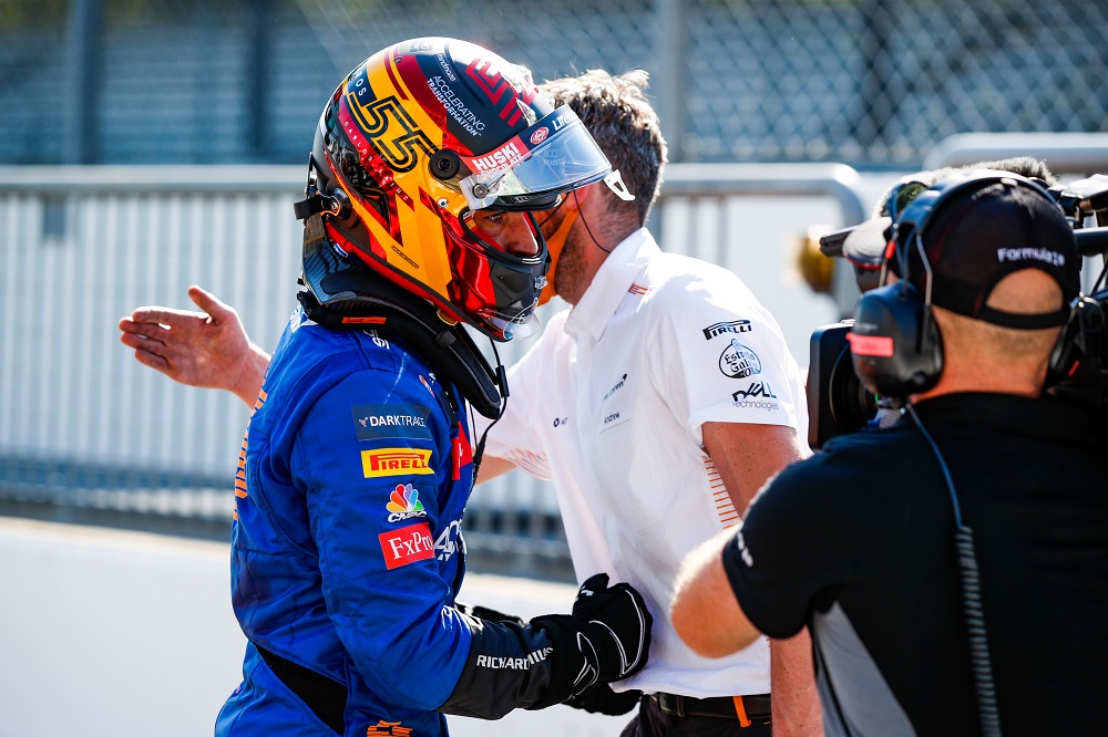 F1 | McLaren, Sainz: “Siamo davvero contento della P2”