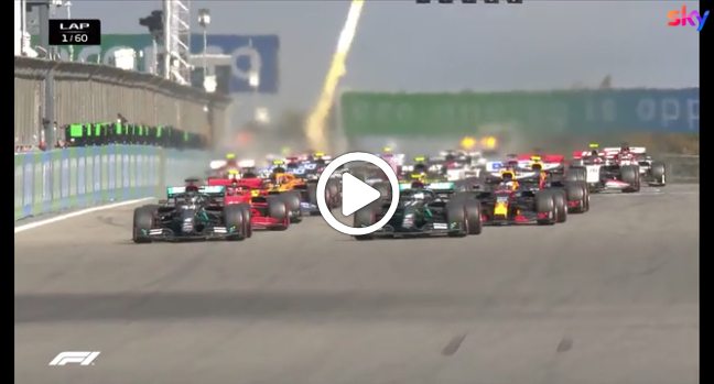 F1 | GP Eifel, la partenza della gara al Nurburgring [VIDEO]