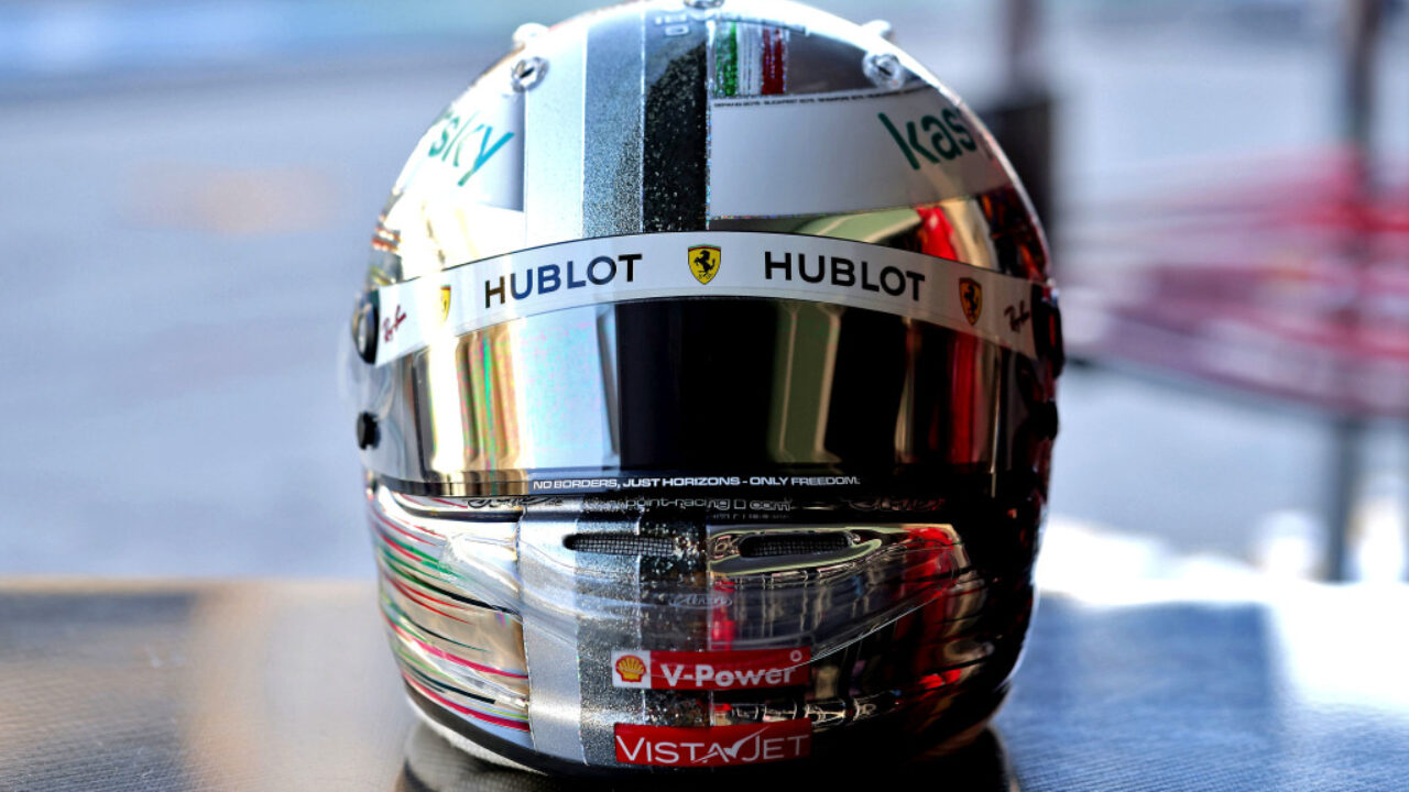 F1 | Casco celebrativo per Vettel alla sua ultima gara in Ferrari
