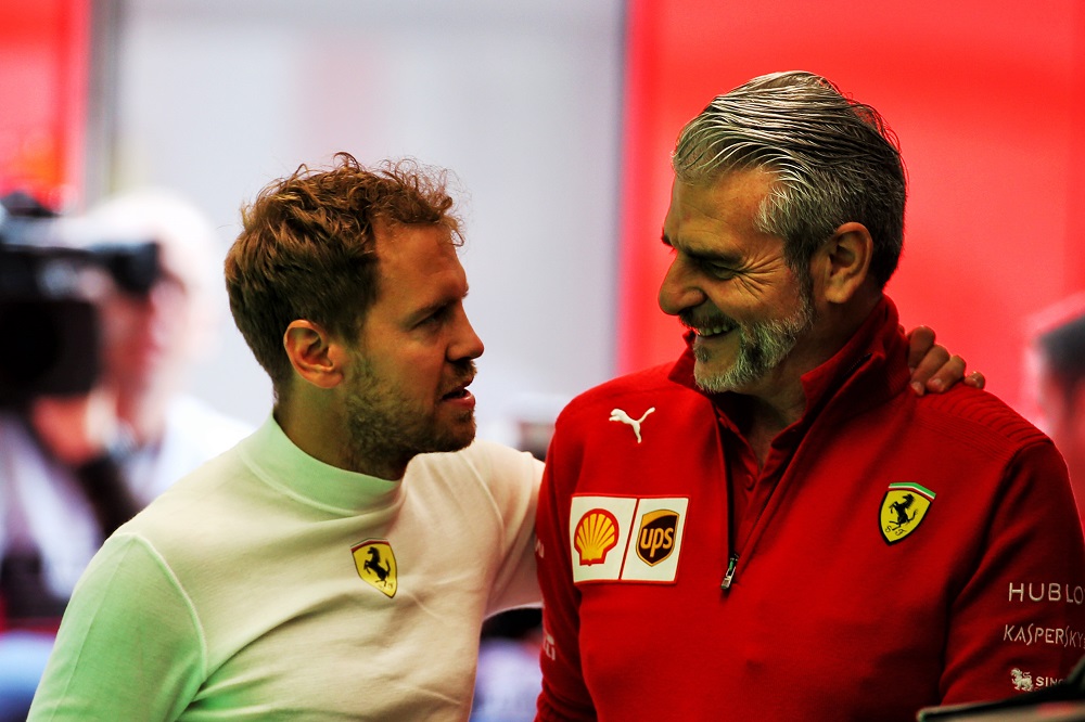 F1 | Ferrari, Vettel: “Adami e Arrivabene importanti nel mio percorso”