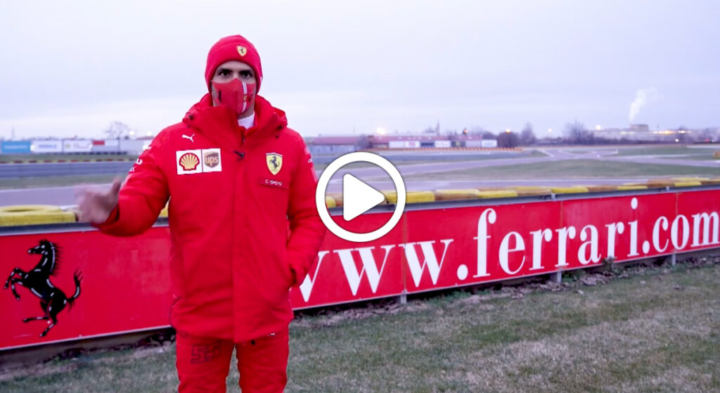 F1 | Sainz: “Grande giornata in pista, anche se non ho guidato la vettura 2021” [VIDEO]