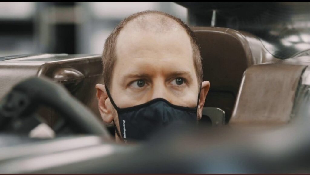 F1 | Aston Martin svela le immagini di Vettel a bordo della monoposto 2021