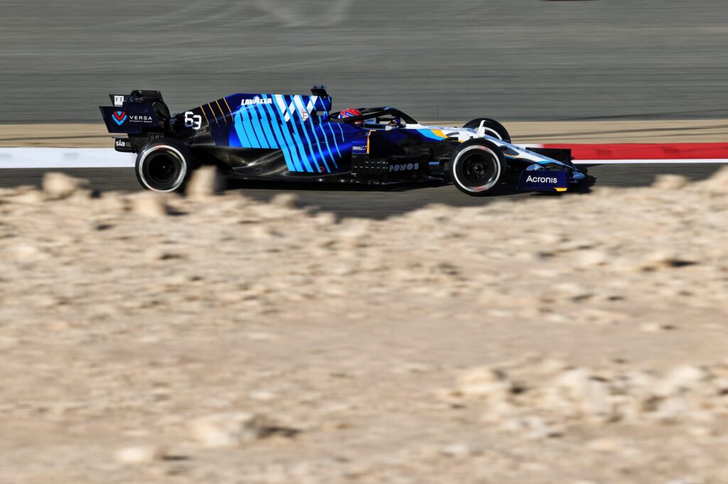 F1 | Williams, Russell: “La FW43B è incredibilmente sensibile al vento”