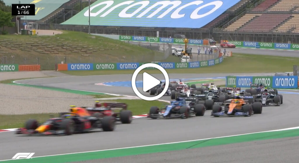 Formula 1 | GP Spagna, il primo giro della gara a Barcellona [VIDEO]