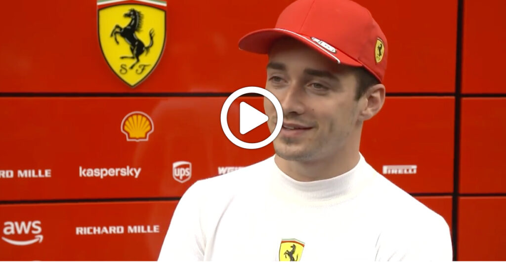 F1 | Leclerc and the glass half full after free practice: "Competitive on race pace" [VIDEO]
