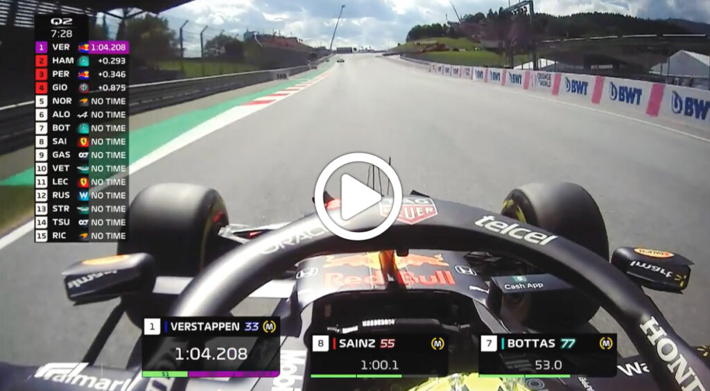 F1 | GP Austria, il giro della pole position di Max Verstappen [VIDEO]