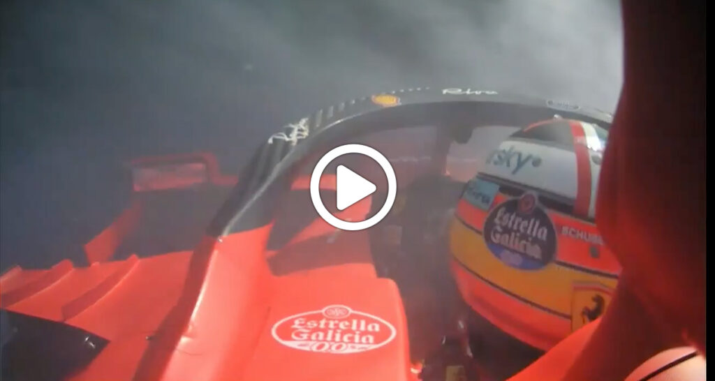 F1 | Sainz a muro nelle FP2 di Monza: l’errore dello spagnolo alla Ascari [VIDEO]