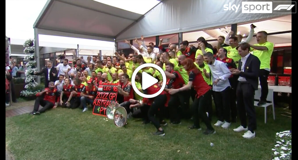 Formula 1 | Vince Leclerc, la festa Ferrari a Melbourne [VIDEO]
