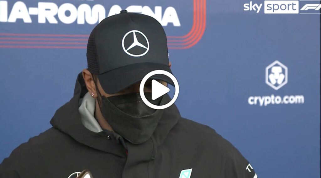 F1 | Hamilton, grande delusione al termine delle qualifiche di Imola [VIDEO]