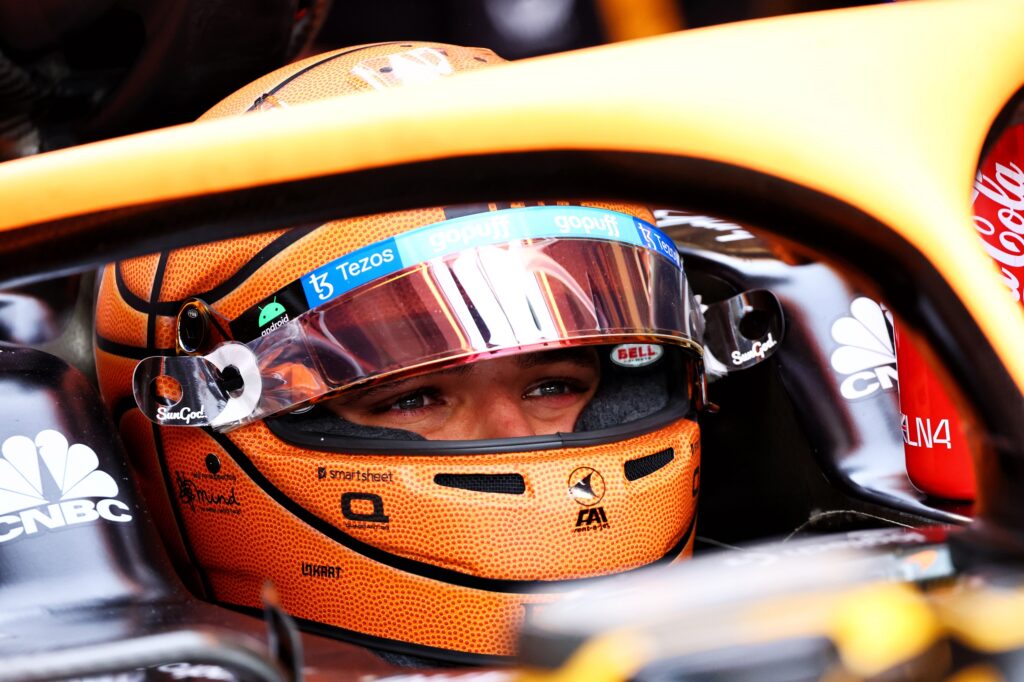 F1 | McLaren, Norris: “Pista accidentata e con pochissimo grip fuori traiettoria”