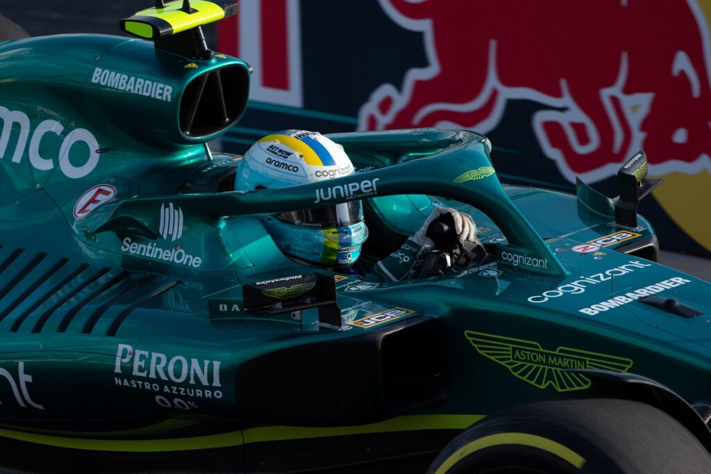 F1 | Aston Martin, Vettel: “Curioso di correre con le nuove auto a Barcellona”