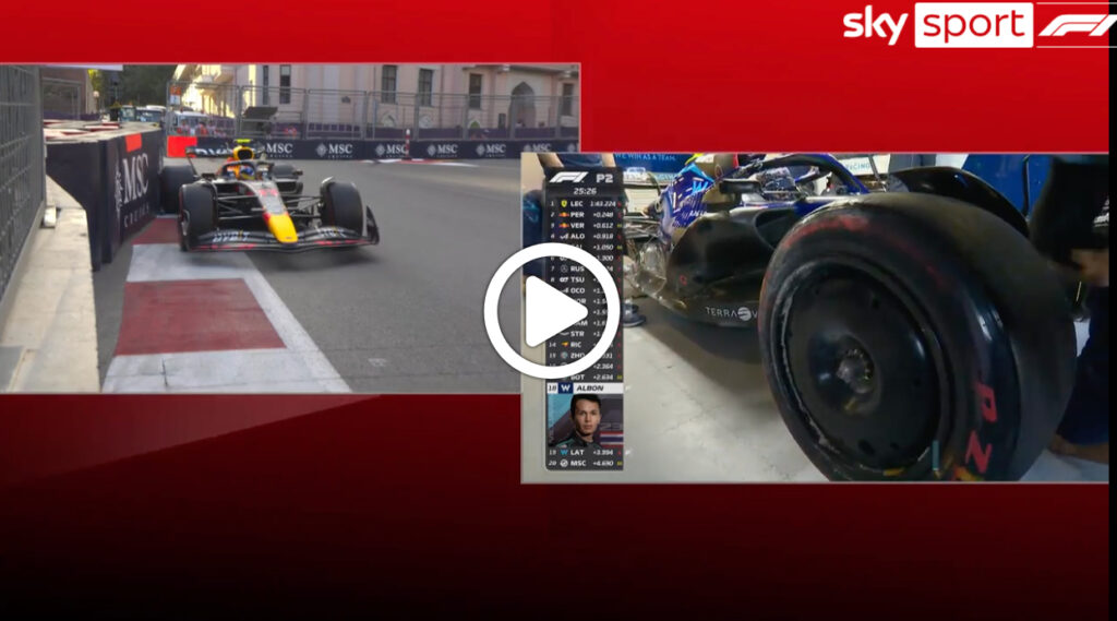 Formula 1 | Baku, brivido Perez: sfiora le barriere nelle FP2 [VIDEO]