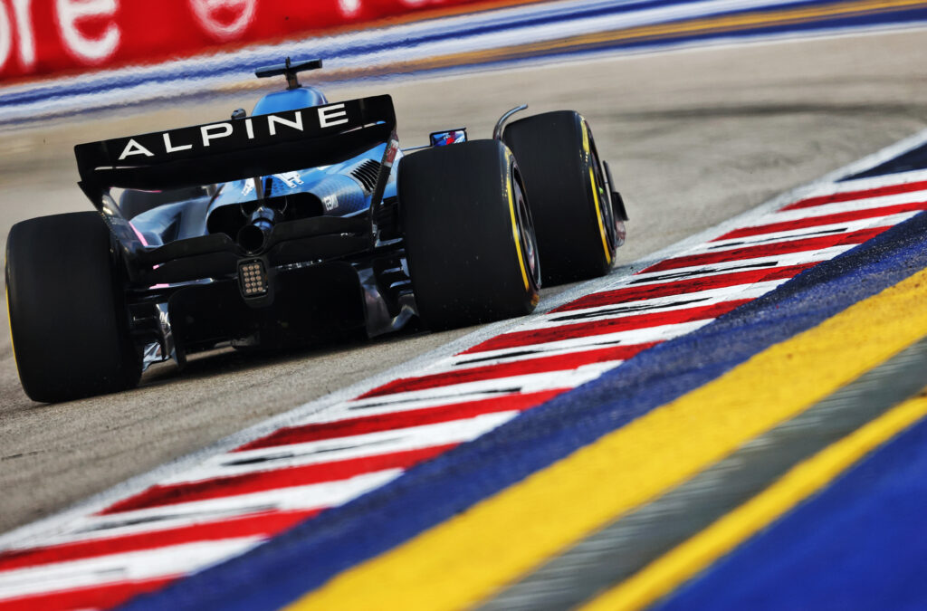 F1 | Alpine, riscontri positivi sul nuovo fondo provato a Singapore