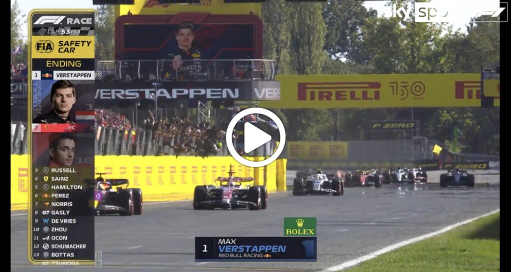 Formula 1 | Verstappen vince a Monza, ma il finale è da dimenticare: l’ultimo giro sotto SC [VIDEO]