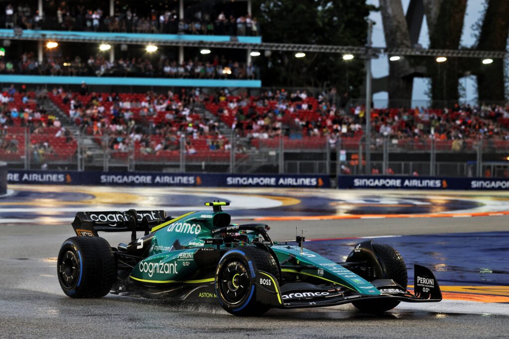 Formula 1 | Aston Martin, Stroll e Vettel provano l’azzardo delle slick senza successo