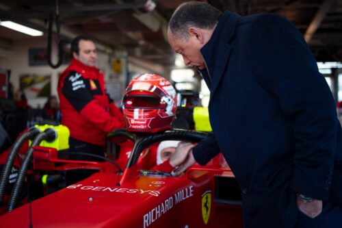 F1 | Ferrari, Leclerc completa la tre giorni di test a Fiorano. Prima uscita per Vasseur