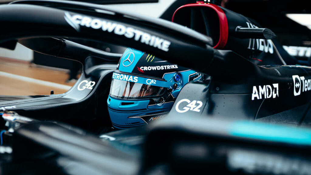 F1 | Mercedes, Russell: “Buone sensazioni a bordo della W14”