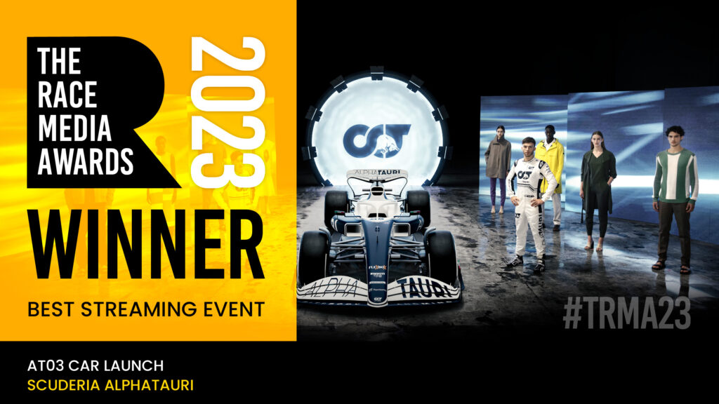 F1 | Scuderia AlphaTauri premiata al “Race Media Awards” 2023