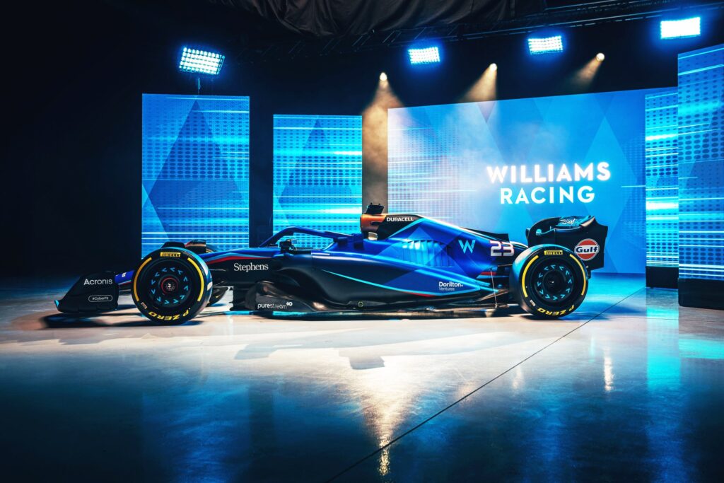 Williams, ecco la livrea della FW45 per la stagione 2023