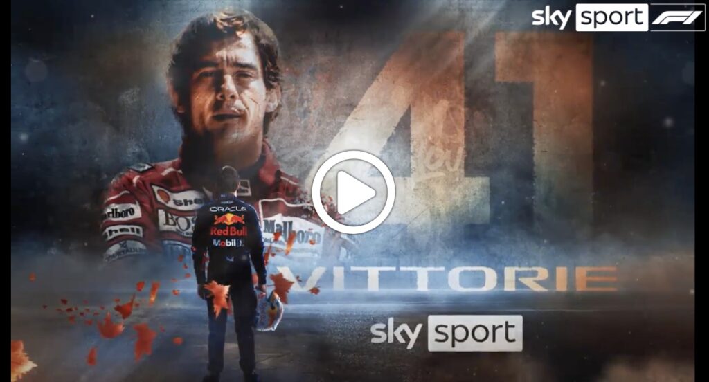 F1 | Verstappen raggiunge Senna a quota 41 vittorie: il tributo di Sky [VIDEO]
