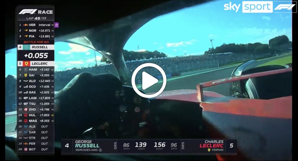 Formula 1 | Leclerc, super sorpasso su Russell a Suzuka [VIDEO]