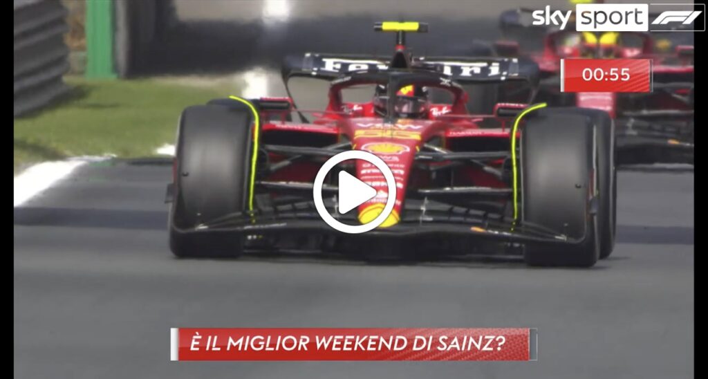 Formula 1 | Ferrari, Monza regala ai tifosi il miglior Sainz della stagione [VIDEO]