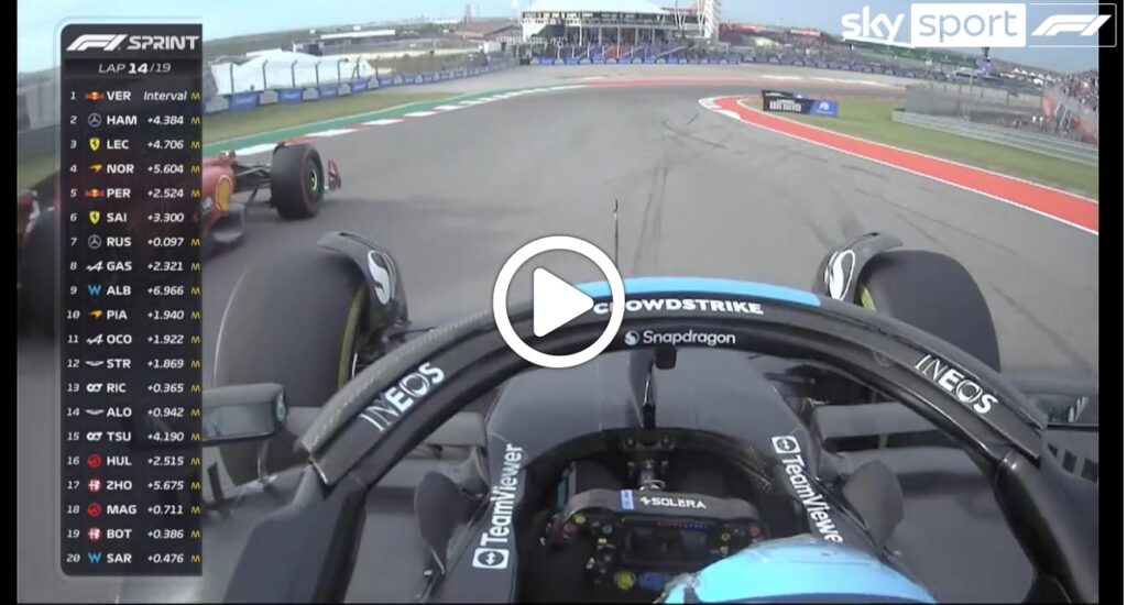 F1 | Sainz-Russell, il duello nella Sprint di Austin [VIDEO]