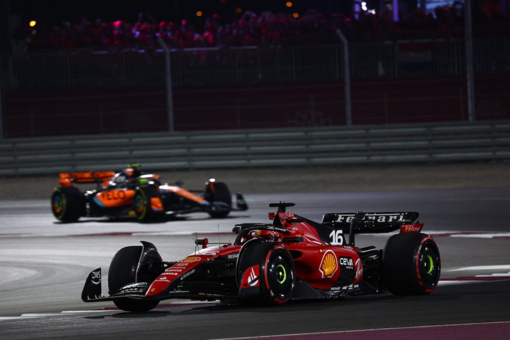 Ferrari | Leclerc conserva un set di gomme medie per la gara
