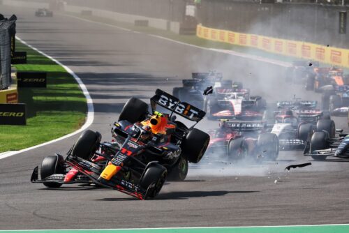 F1 | Red Bull, nightmare Perez: out at the first corner in his native Mexico