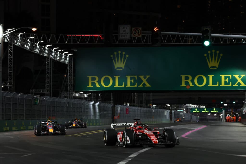 F1 | Leclerc regala il podio alla Ferrari nel GP di Las Vegas