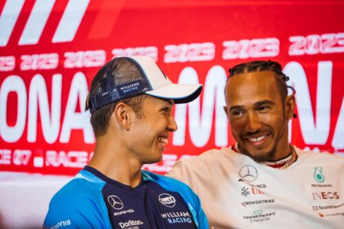 F1 | Albon scioccato dalla notizia di Hamilton in Ferrari