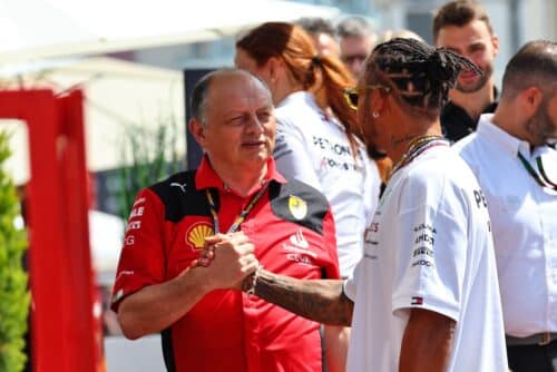 F1 | Vasseur: “Hamilton in Ferrari? Ha senso, sia per se stesso che per la squadra”