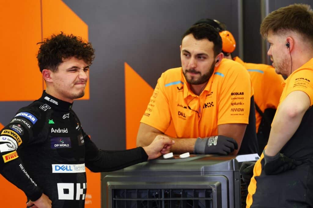 Test F1 | McLaren, Norris: “Alcuni problemi ci hanno rallentato”