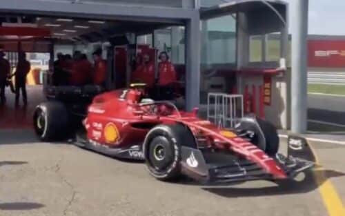 Formula 1 | Ferrari, also Giovinazzi at Fiorano with the F1-75