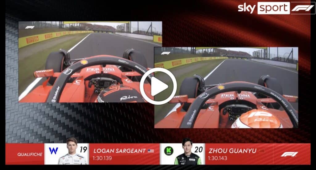F1 | Sainz-Leclerc, il confronto nel terzo settore di Suzuka [VIDEO]
