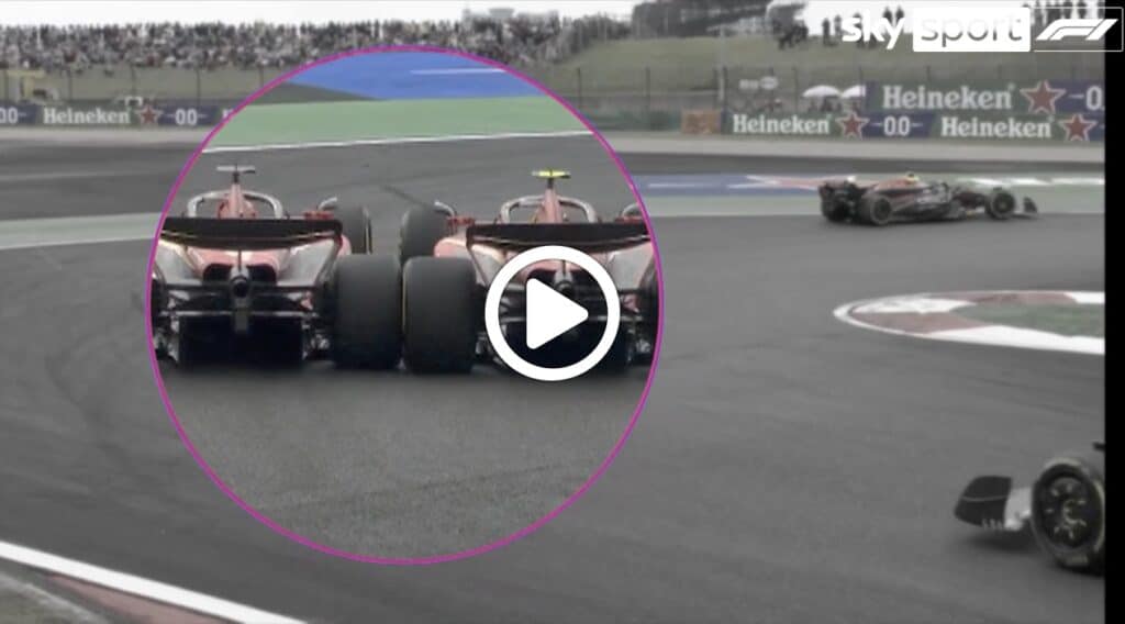 F1 | Leclerc e Sainz ai ferri corti in Cina, l’analisi della sfida con contatto nella Sprint [VIDEO]