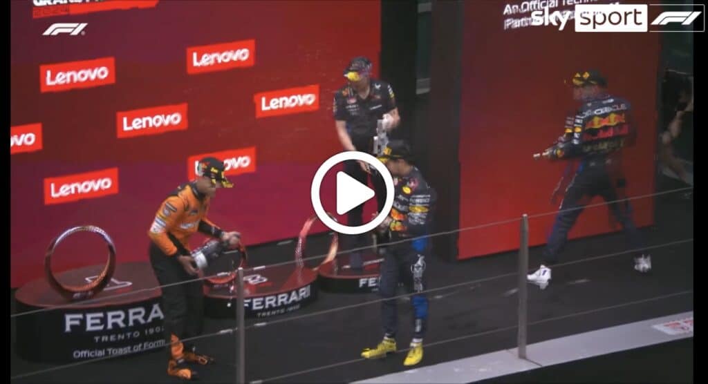 F1 | Verstappen si gode sul podio la prima vittoria della carriera a Shanghai [VIDEO]